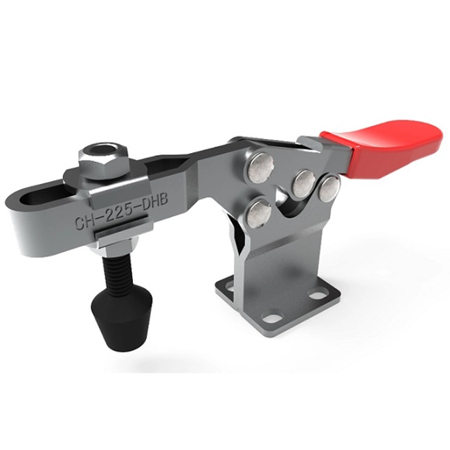 Vendita online Bloccaggio orizzontale base piatta alta braccio regolabile 230 Kg. INOX